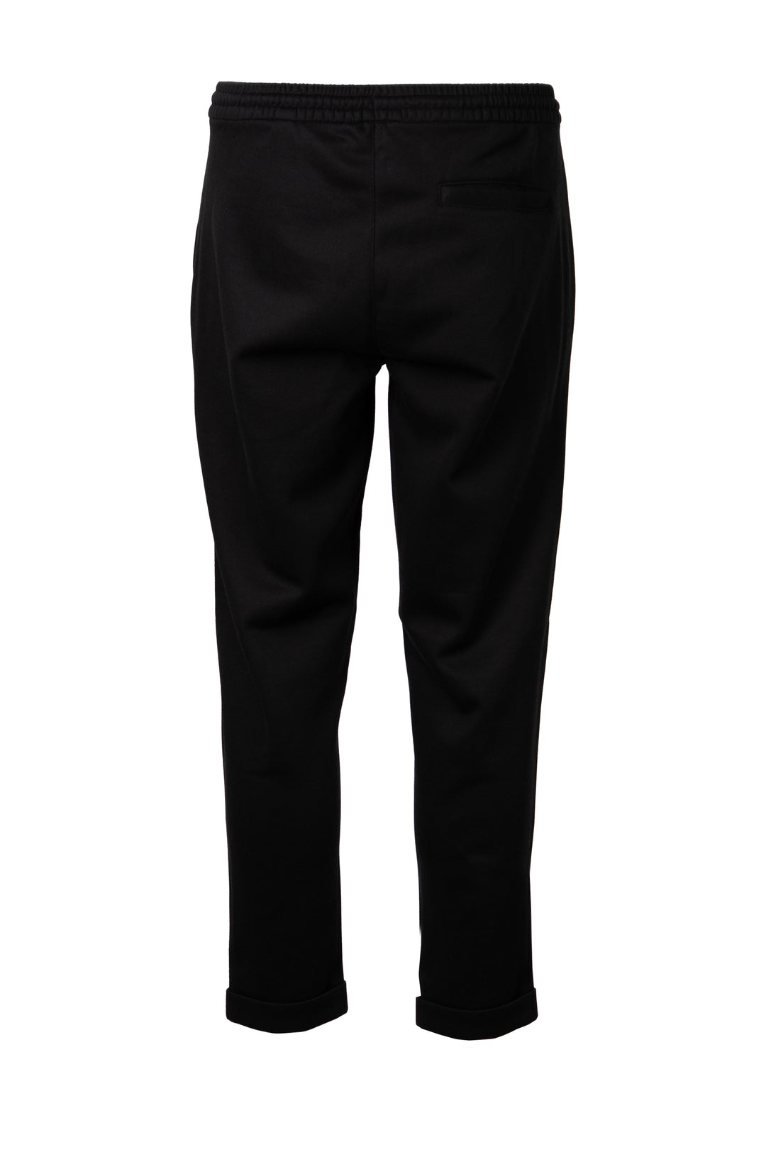 Pantalone jogger uomo Coveri Collection in texure piquet con coulisse e tasche con cerniera sui fianchi