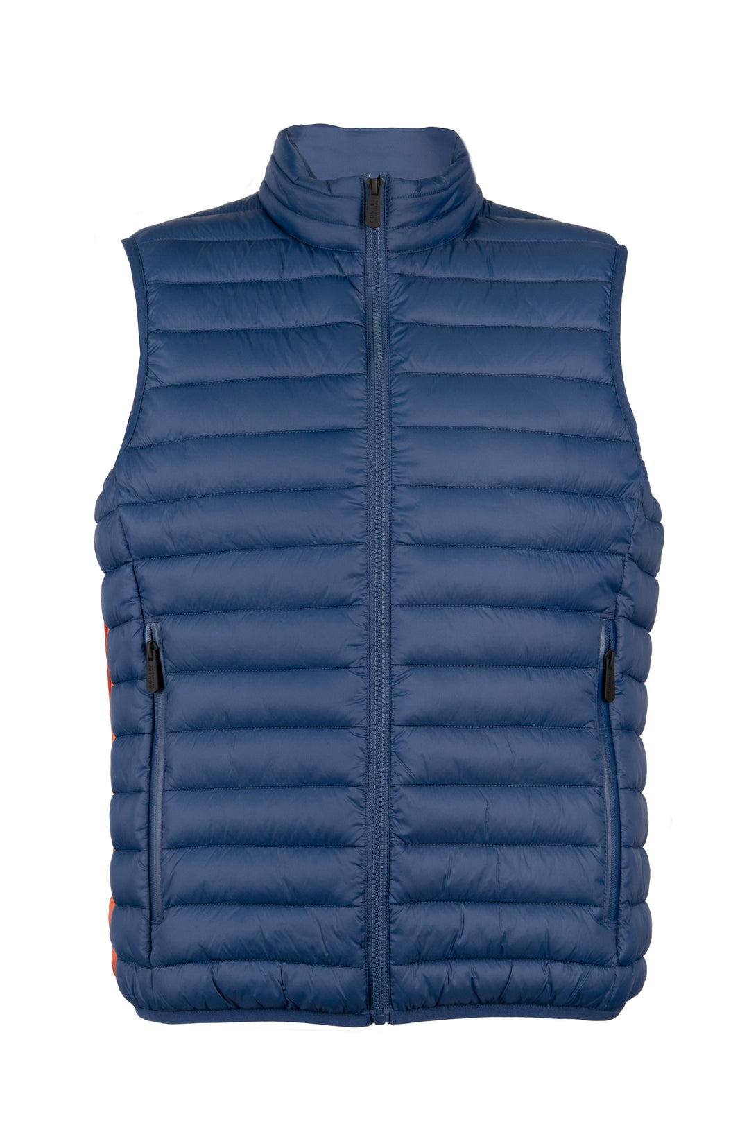 Gilet imbottito 100 gr full zip con interno in contrasto cromatico