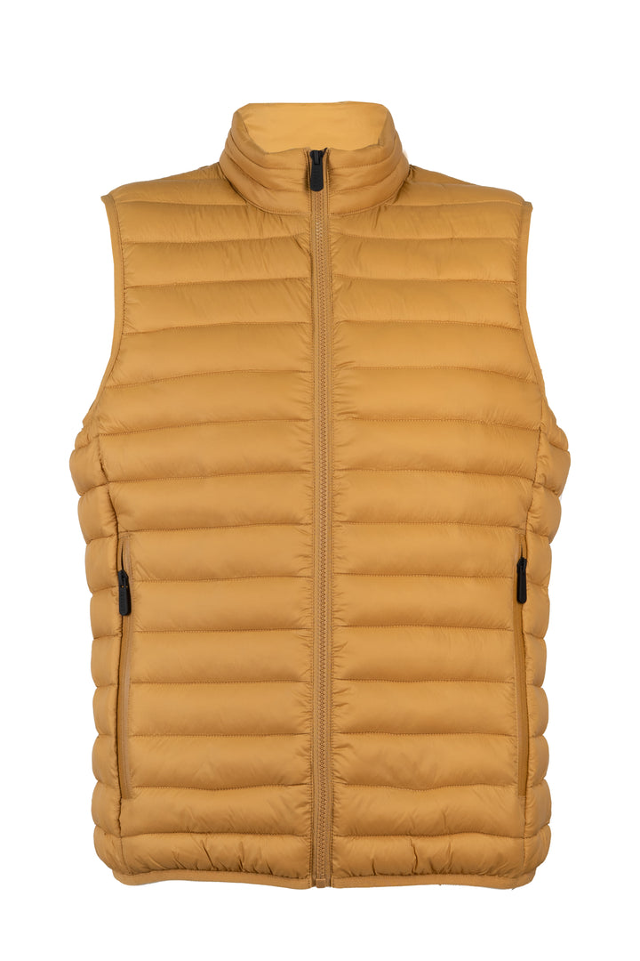Gilet imbottito 100 gr full zip con interno in contrasto cromatico