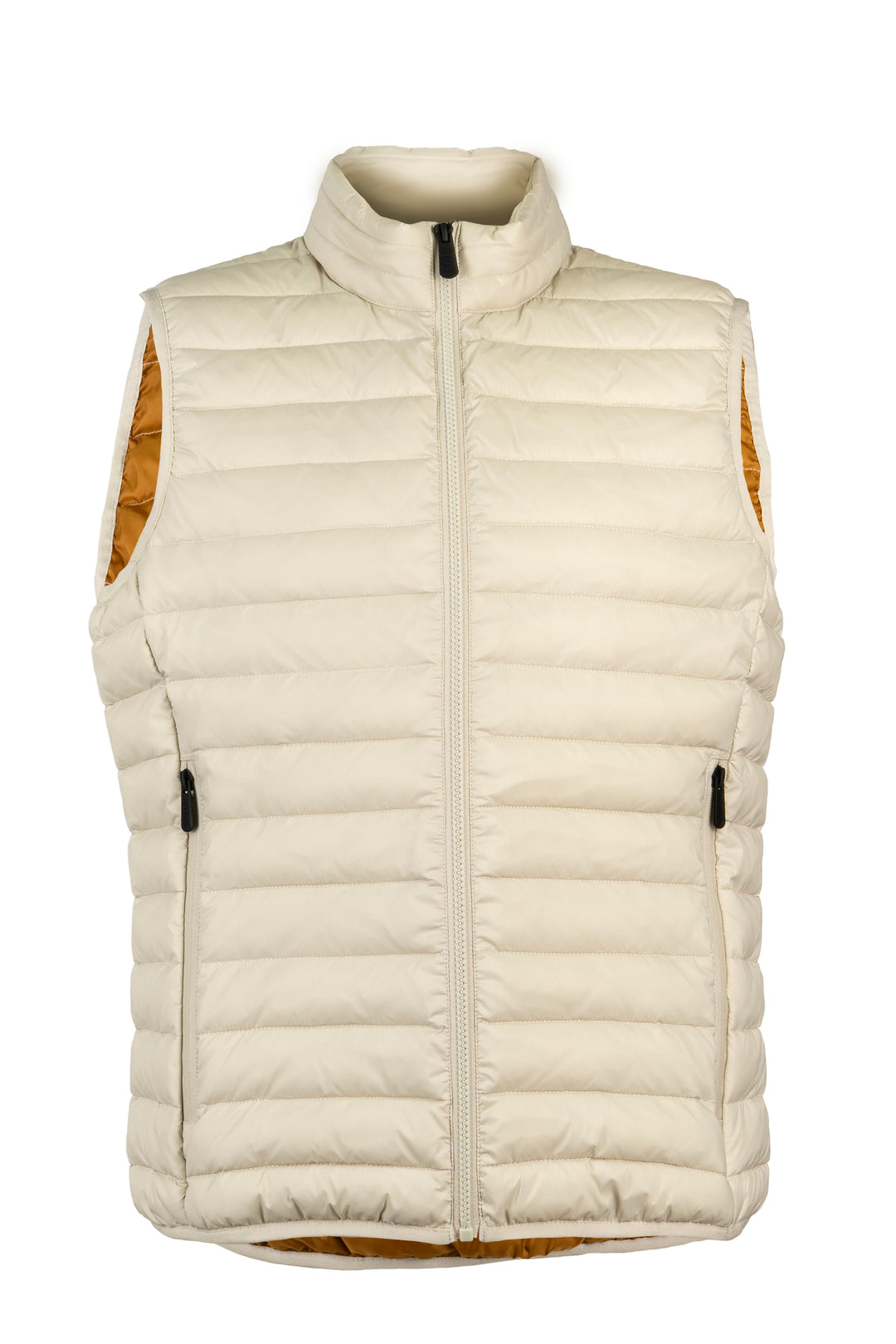 Gilet imbottito 100 gr full zip con interno in contrasto cromatico