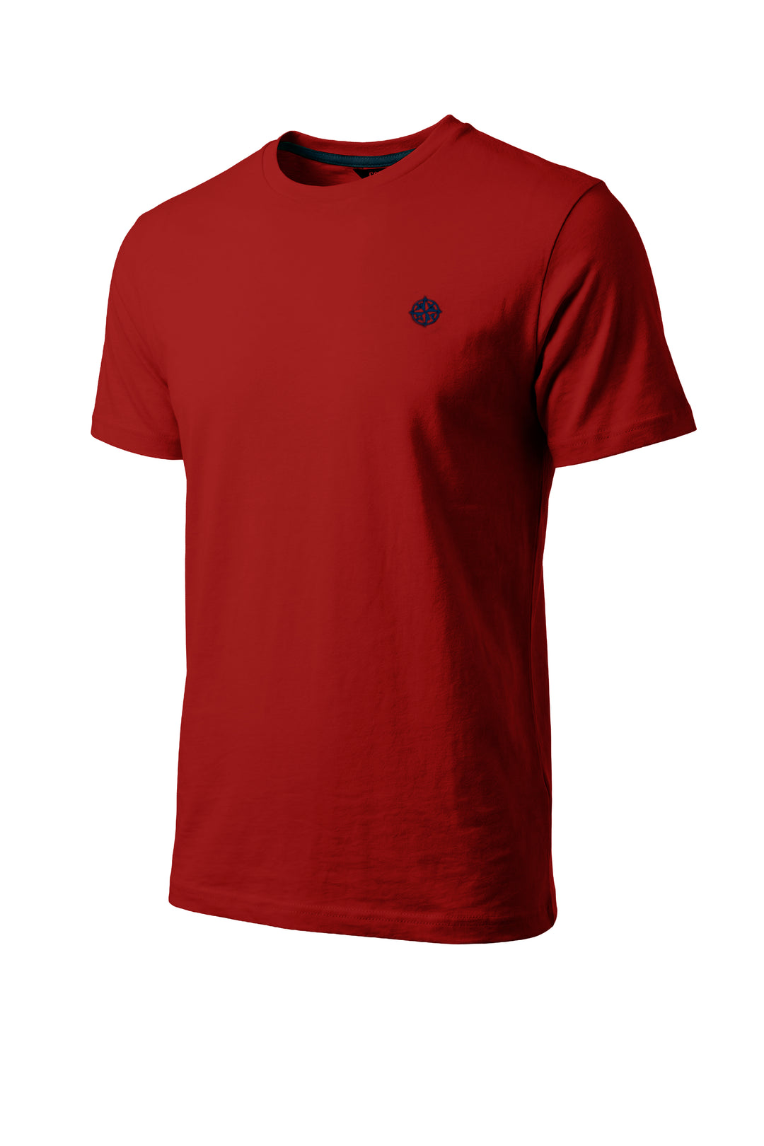 T-shirt uomo Coveri Collection manica corta con ricamo rosa dei venti sul cuore
