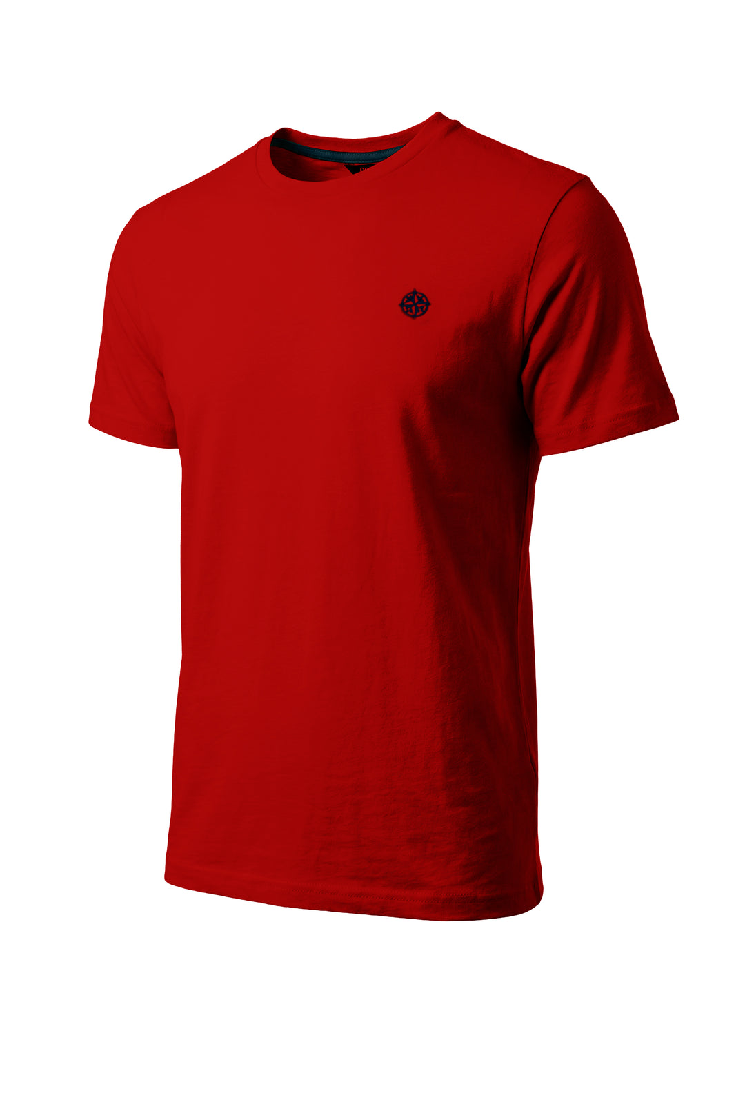 T-shirt uomo Coveri Collection manica corta con ricamo rosa dei venti sul cuore