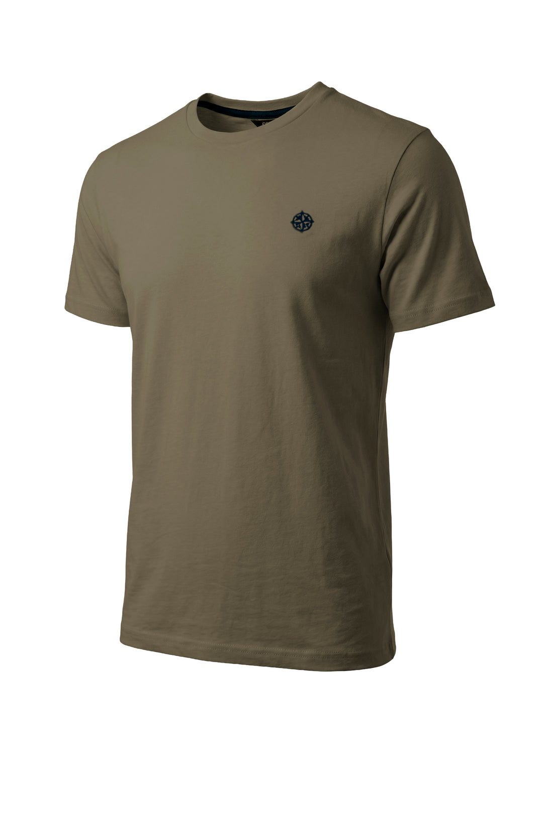 T-shirt uomo Coveri Collection manica corta con ricamo rosa dei venti sul cuore