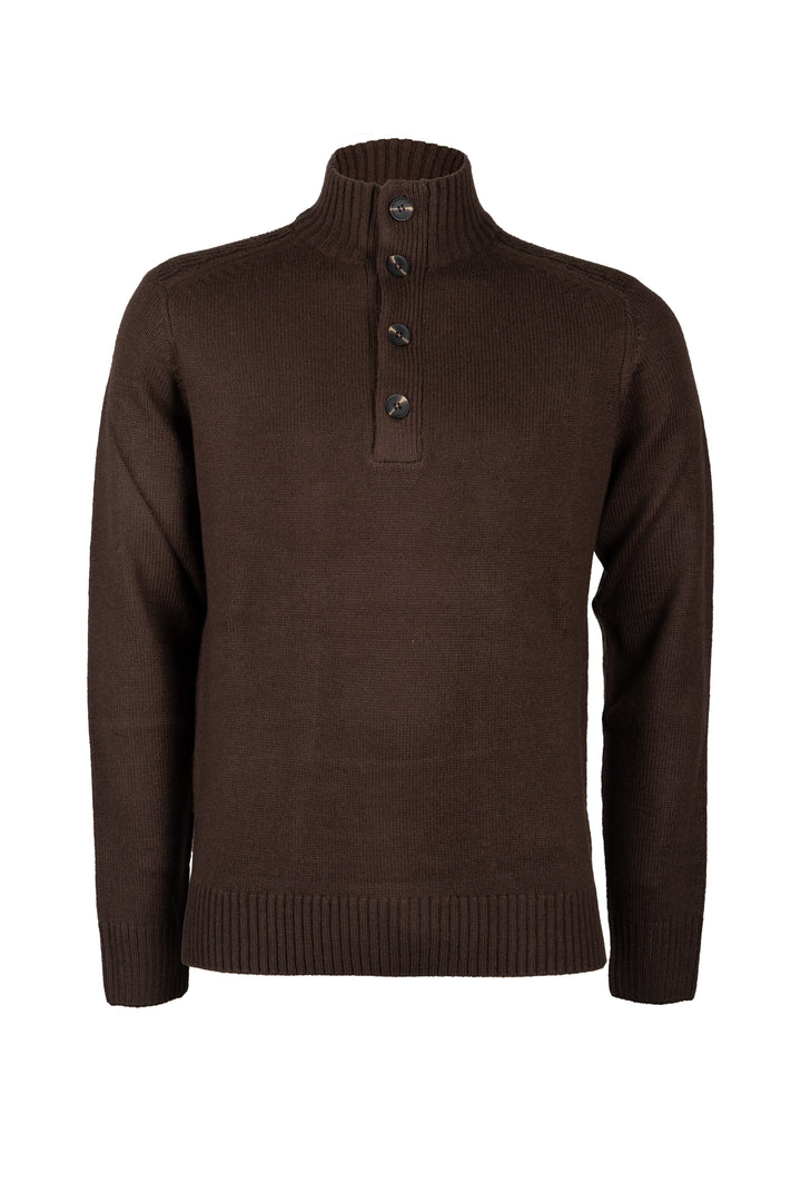 Pullover uomo Coveri Collection collo alto con bottoni