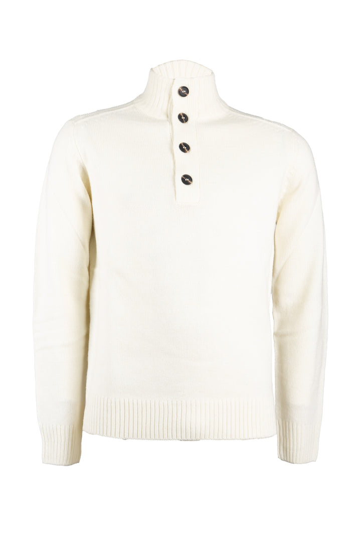 Pullover uomo Coveri Collection collo alto con bottoni