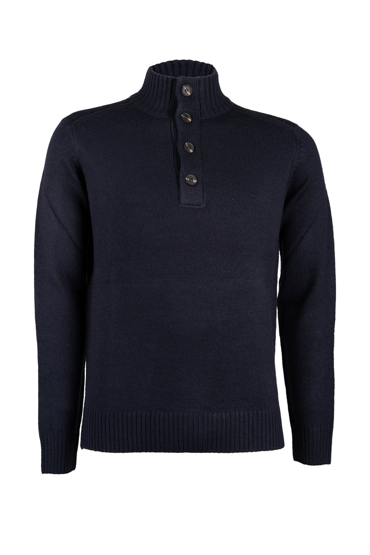 Pullover uomo Coveri Collection collo alto con bottoni