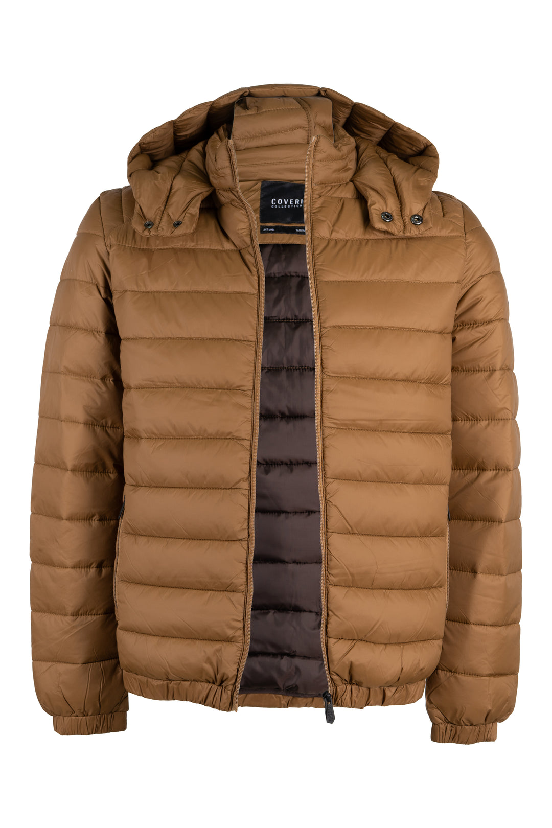 Giubbino Coveri Collection 100 gr con cappuccio ed interno in contrasto cromatico