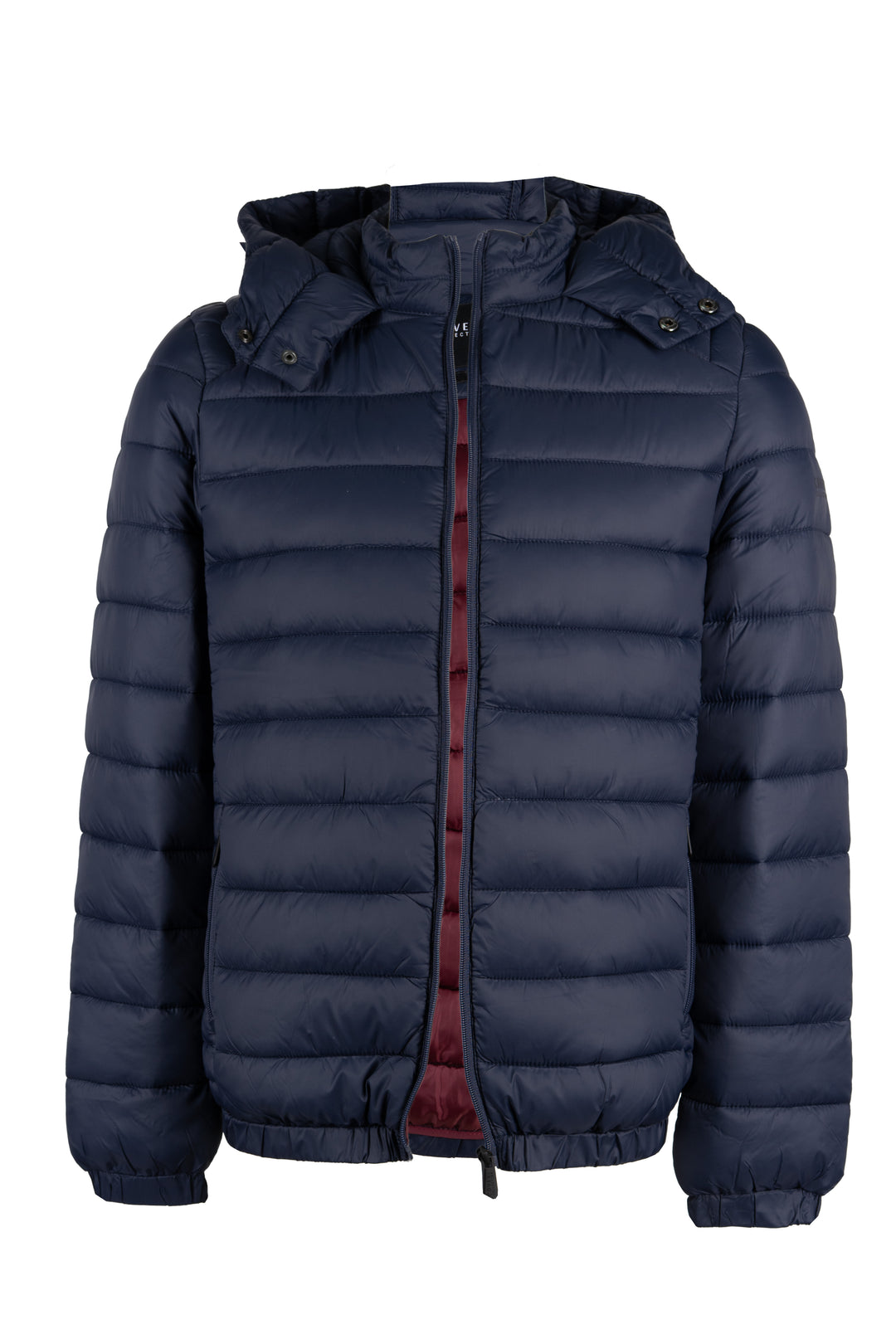 Giubbino Coveri Collection 100 gr con cappuccio ed interno in contrasto cromatico