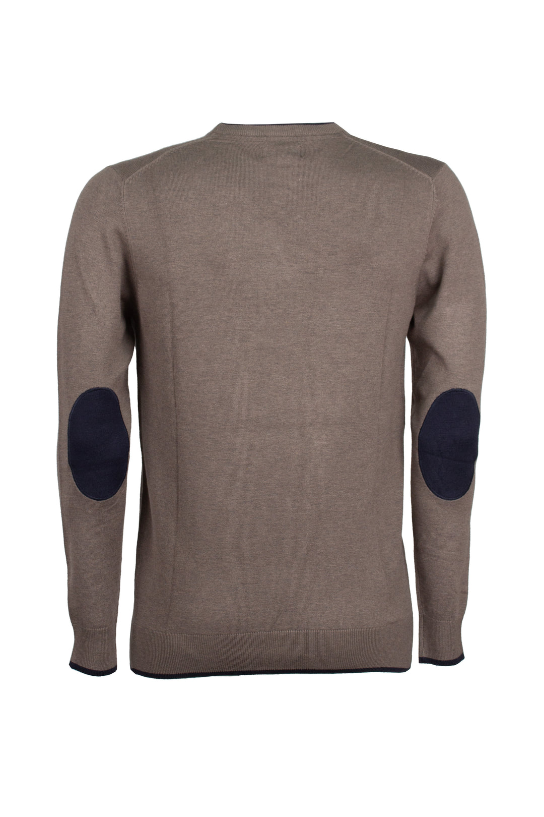 Pullover girocollo con toppe sui gomiti1