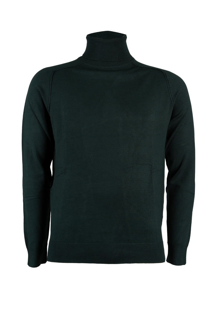 Dolcevita uomo Coveri Collection con girocollo e toppe ai gomiti in maglia vanisé