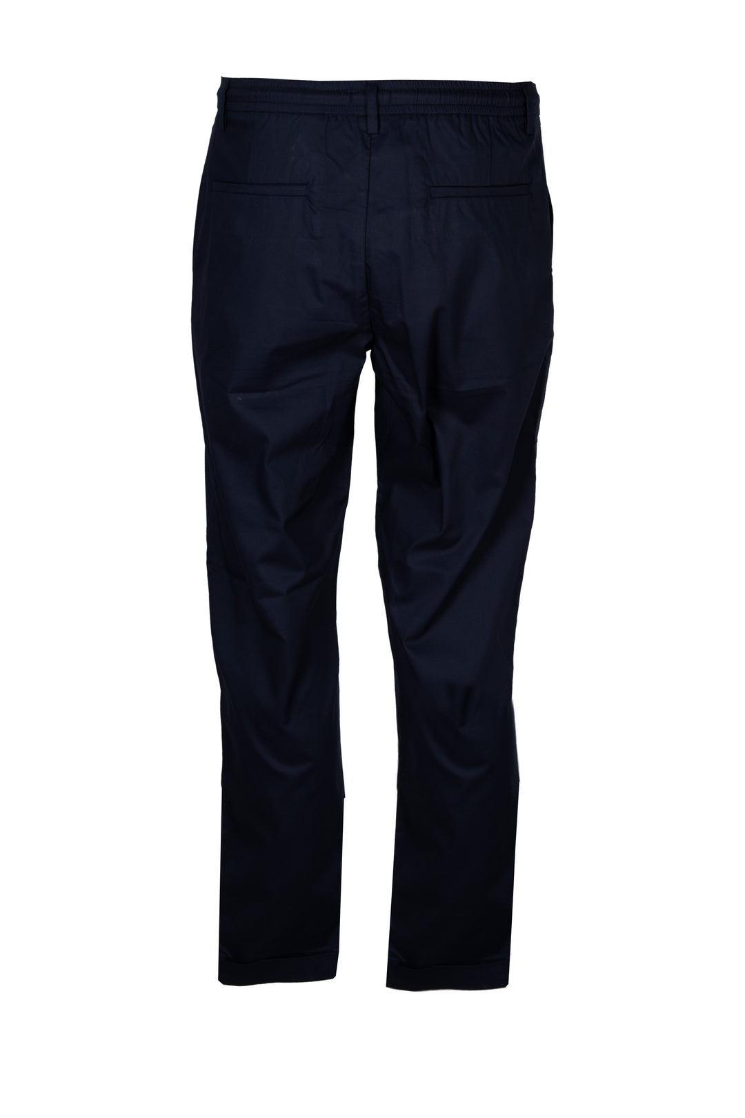 Pantalone uomo chino Coveri Collection in twill elasticizzato tech stretch con coulisse