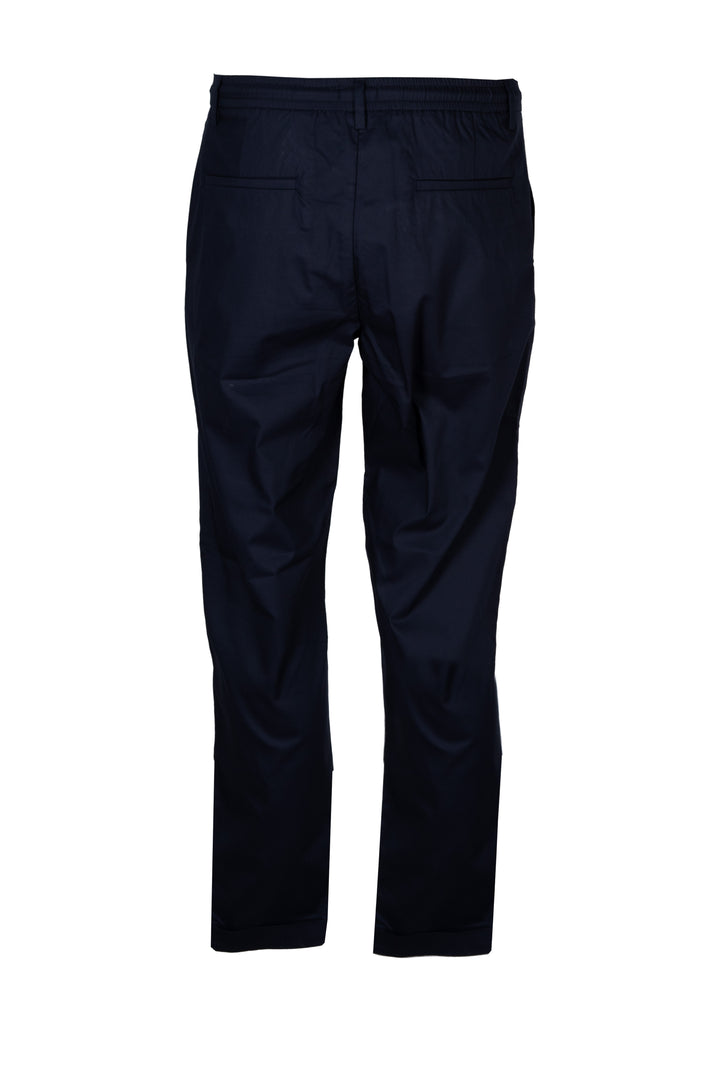 Pantalone uomo chino Coveri Collection in twill elasticizzato tech stretch con coulisse