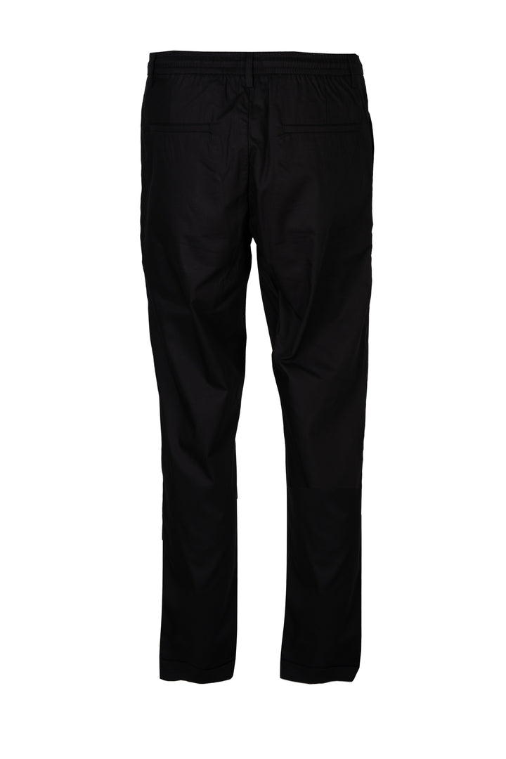 Pantalone uomo chino Coveri Collection in twill elasticizzato tech stretch con coulisse