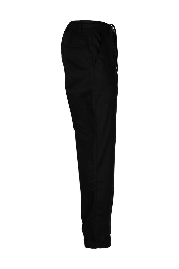 Pantalone uomo chino Coveri Collection in twill elasticizzato tech stretch con coulisse