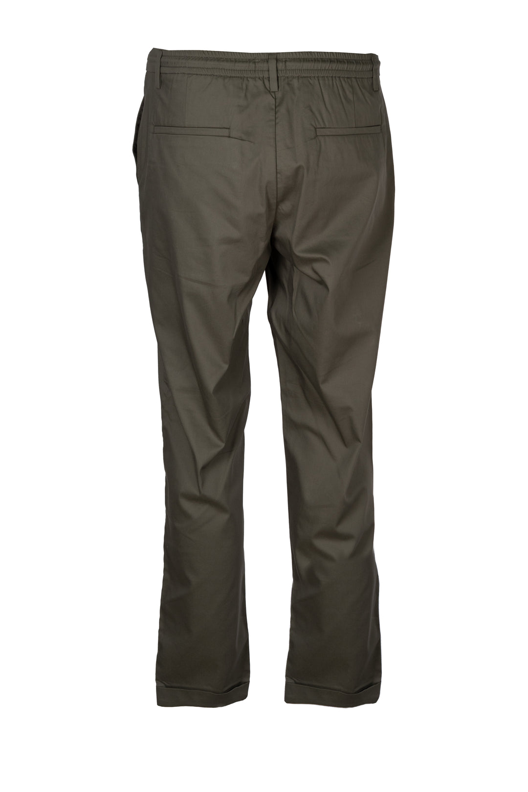 Pantalone uomo chino Coveri Collection in twill elasticizzato tech stretch con coulisse