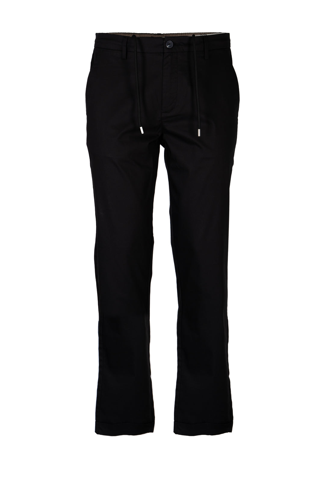 Pantalone uomo chino Coveri Collection in twill elasticizzato tech stretch con coulisse