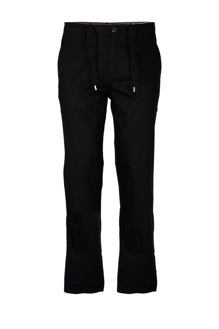 Pantalone uomo chino Coveri Collection in twill elasticizzato tech stretch con coulisse