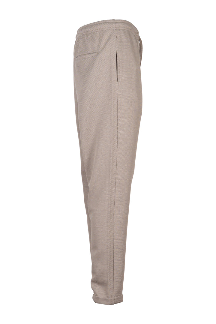 Jogger uomo Guru piquet texture in misto cotone con coulisse