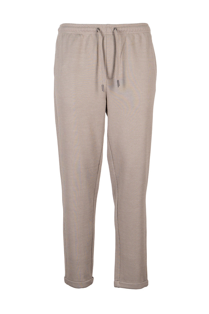 Jogger uomo Guru piquet texture in misto cotone con coulisse
