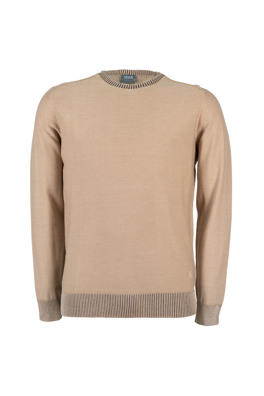 Maglia uomo girocollo Coveri Collection in cotone stone wash