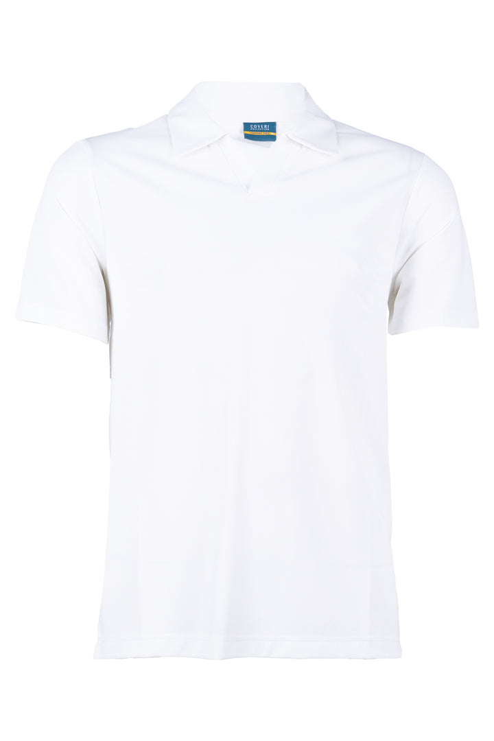 Polo uomo Coveri Collection manica corta con collo derby in micropiquet tecnologia NO STIRO