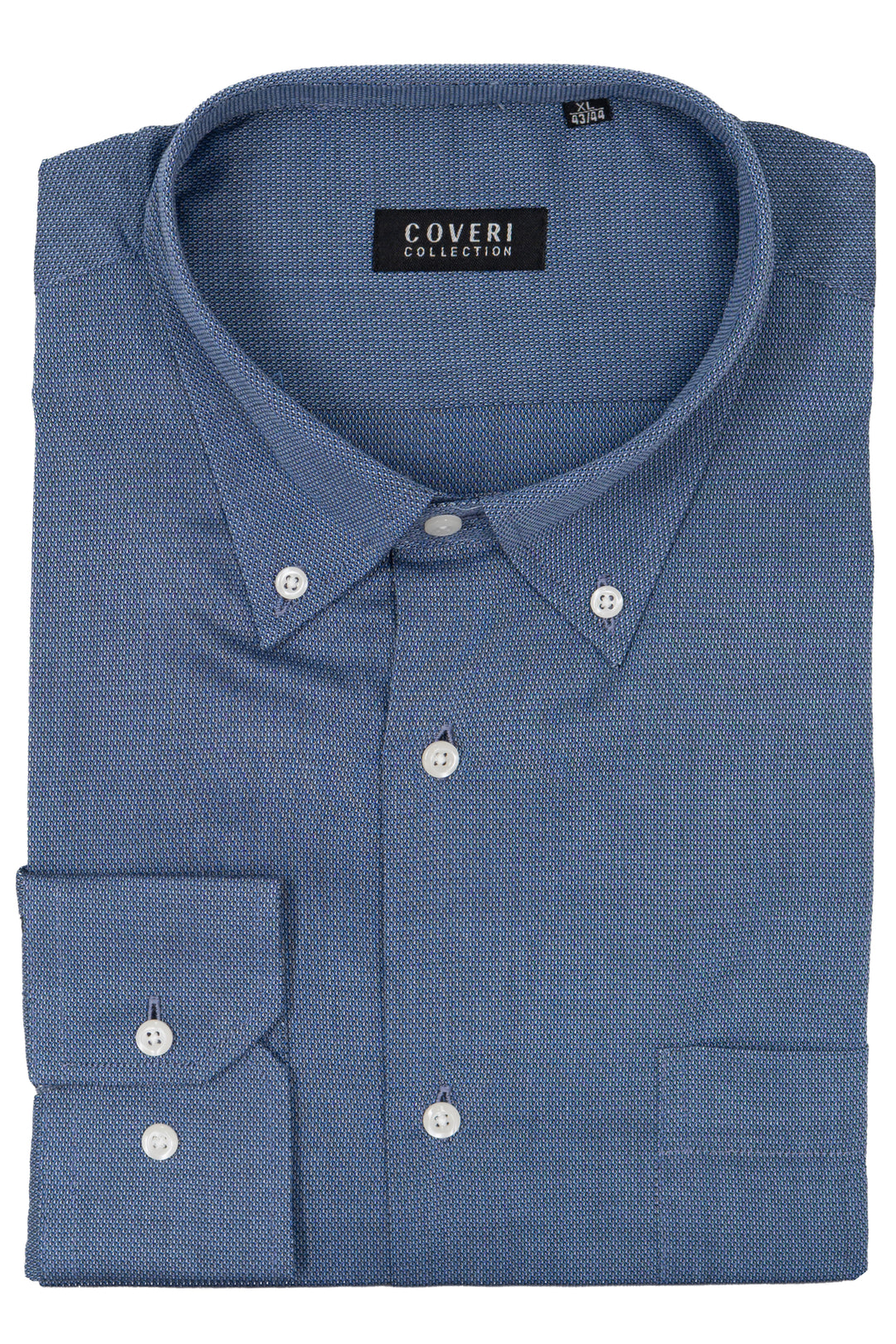 Camicia Coveri Collection button down in puro cotone operato