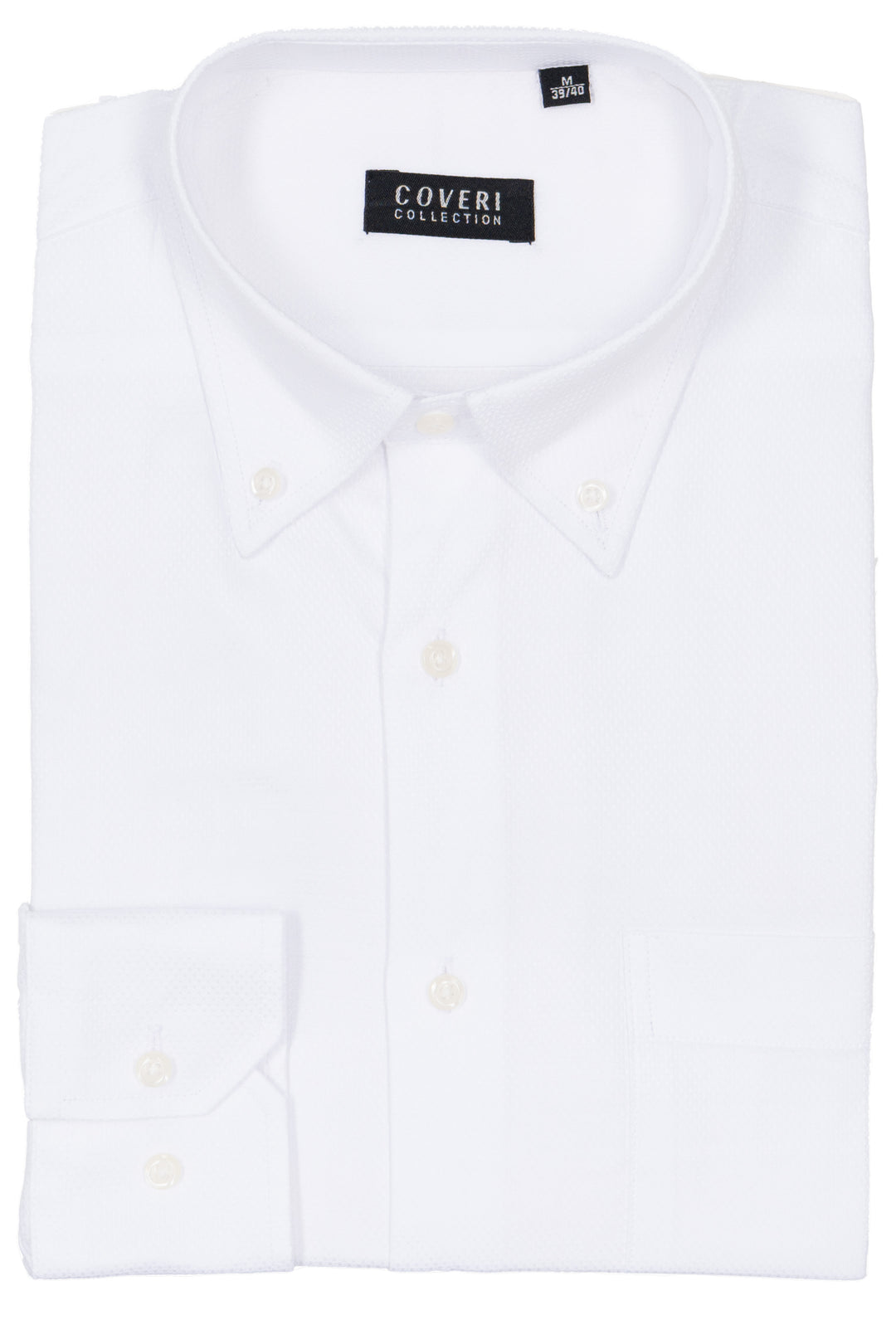 Camicia Coveri Collection button down in puro cotone operato