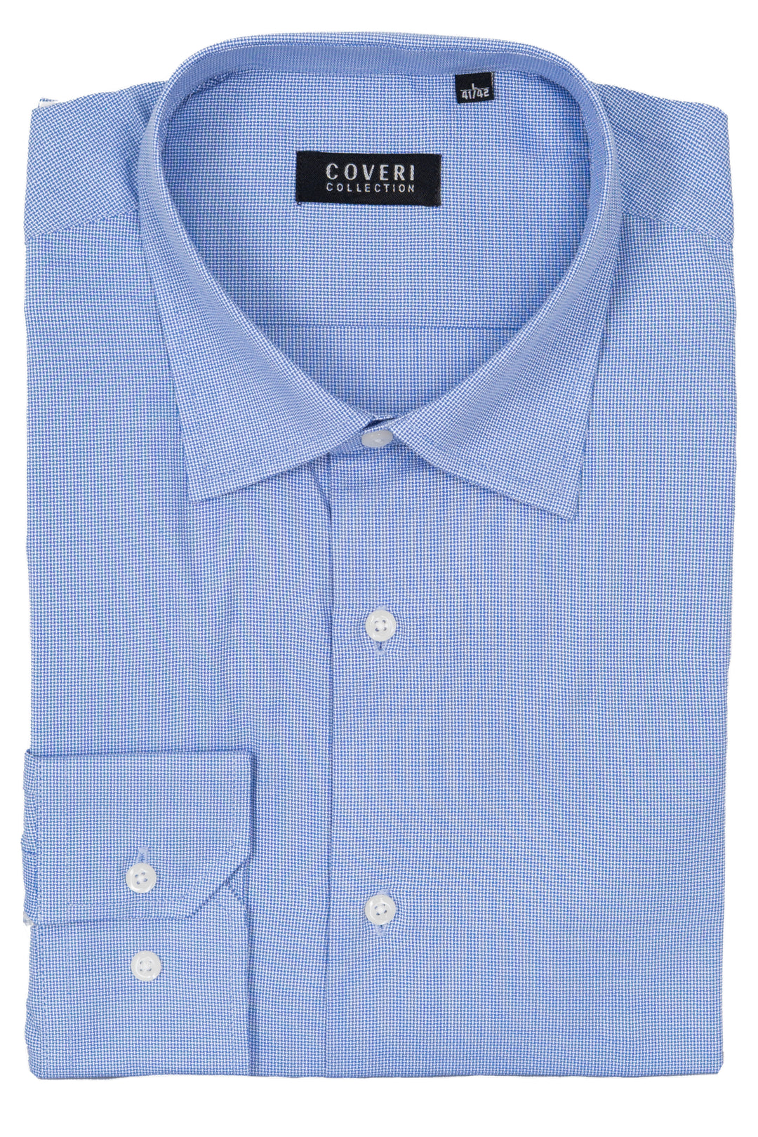 Camicia Coveri Collection collo classico in puro cotone operato