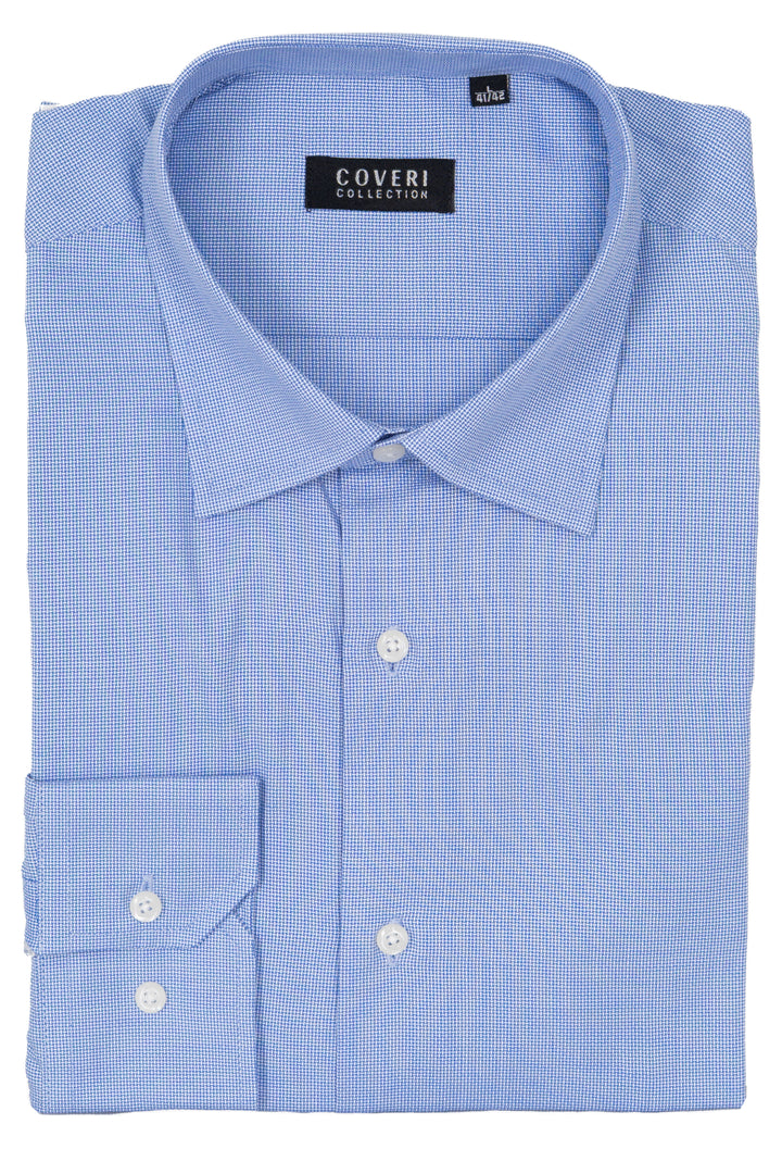 Camicia Coveri Collection collo classico in puro cotone operato