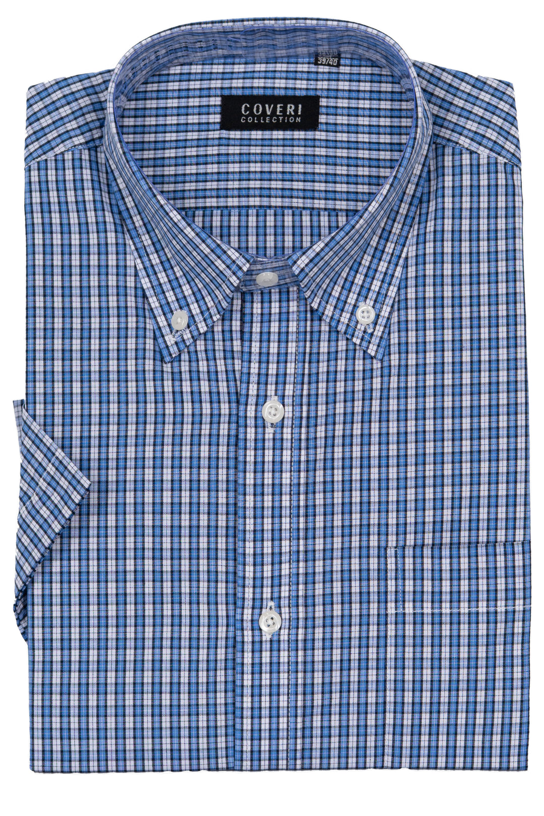 Camicia uomo Coveri Collection manica corta in puro cotone fantasia