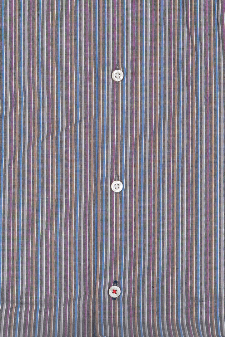 Camicia Coveri Collection button down in puro cotone fantasia