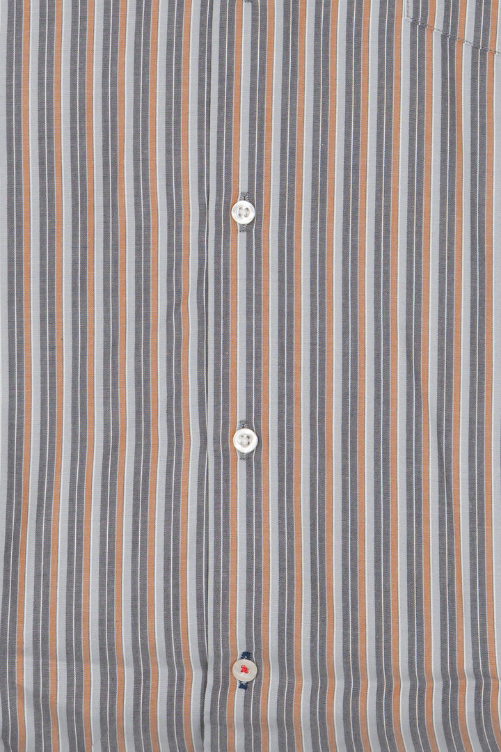 Camicia Coveri Collection button down in puro cotone fantasia