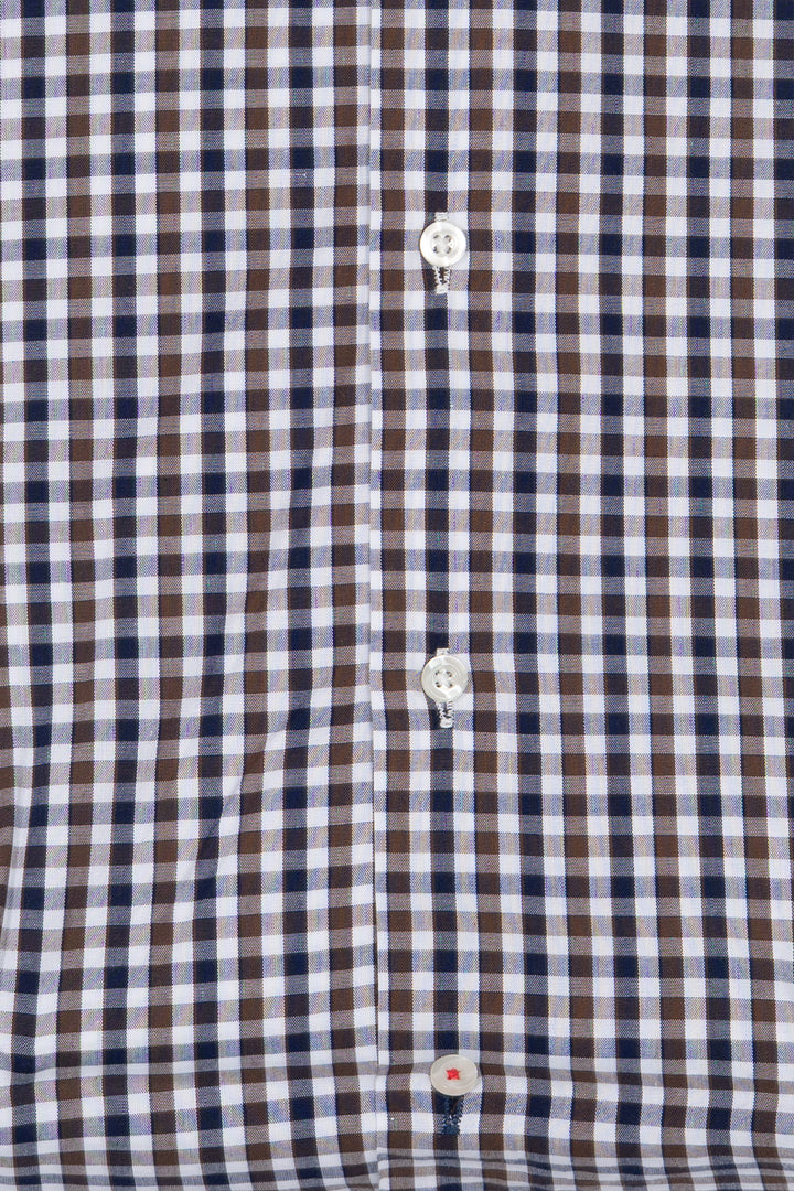 Camicia Coveri Collection button down in puro cotone fantasia
