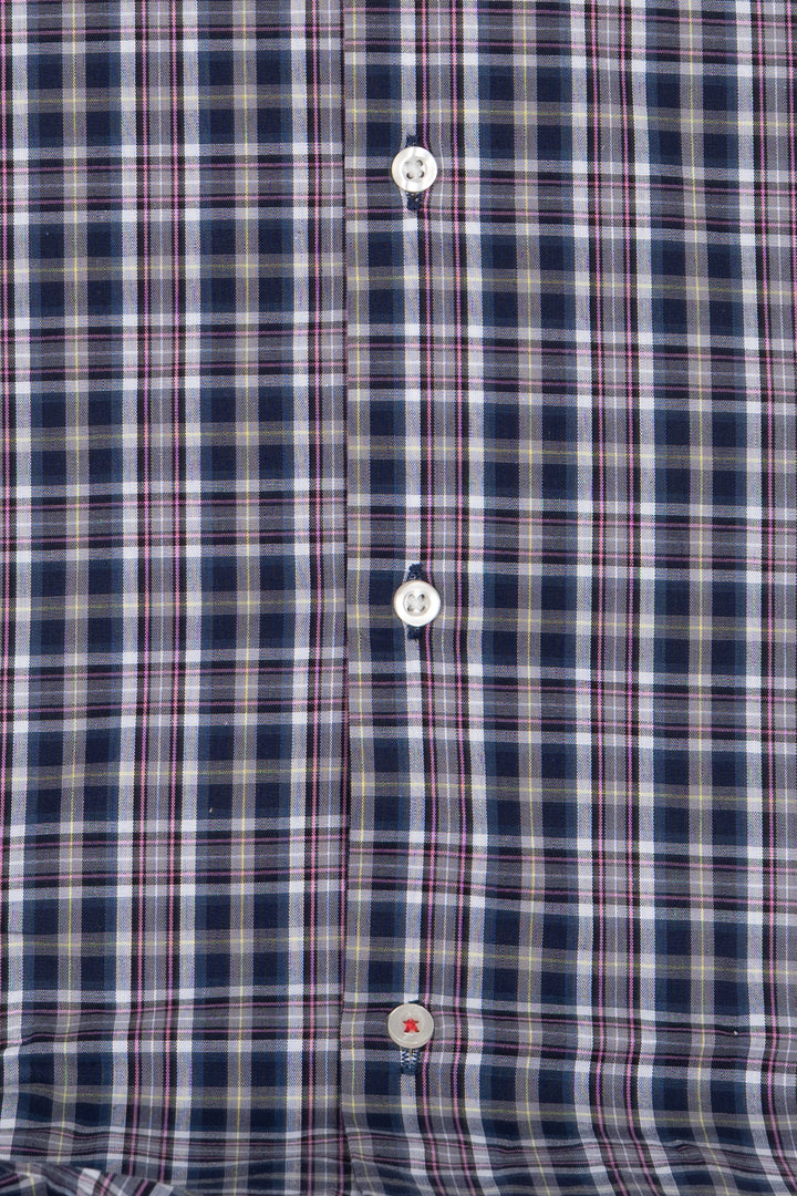 Camicia Coveri Collection button down in puro cotone fantasia