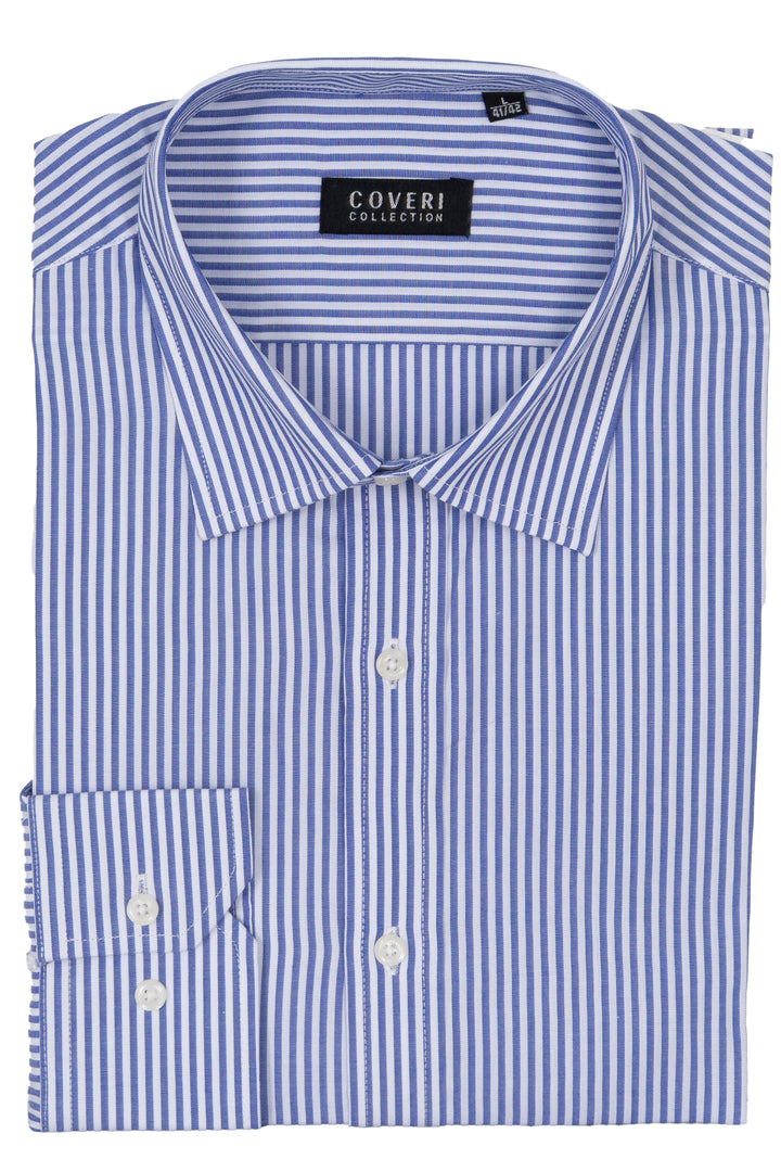 Camicia Coveri collo classico down in puro cotone fantasia