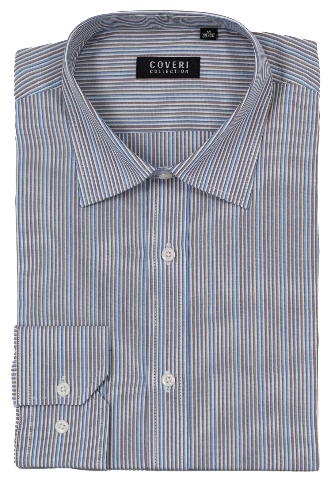Camicia uomo collo classico Coveri Collection in puro cotone fantasia
