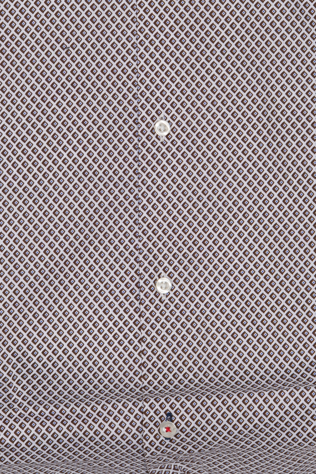 Camicia uomo Coveri Collection in cotone fantasia con logo ricamato sul petto e vestibilità slim fit