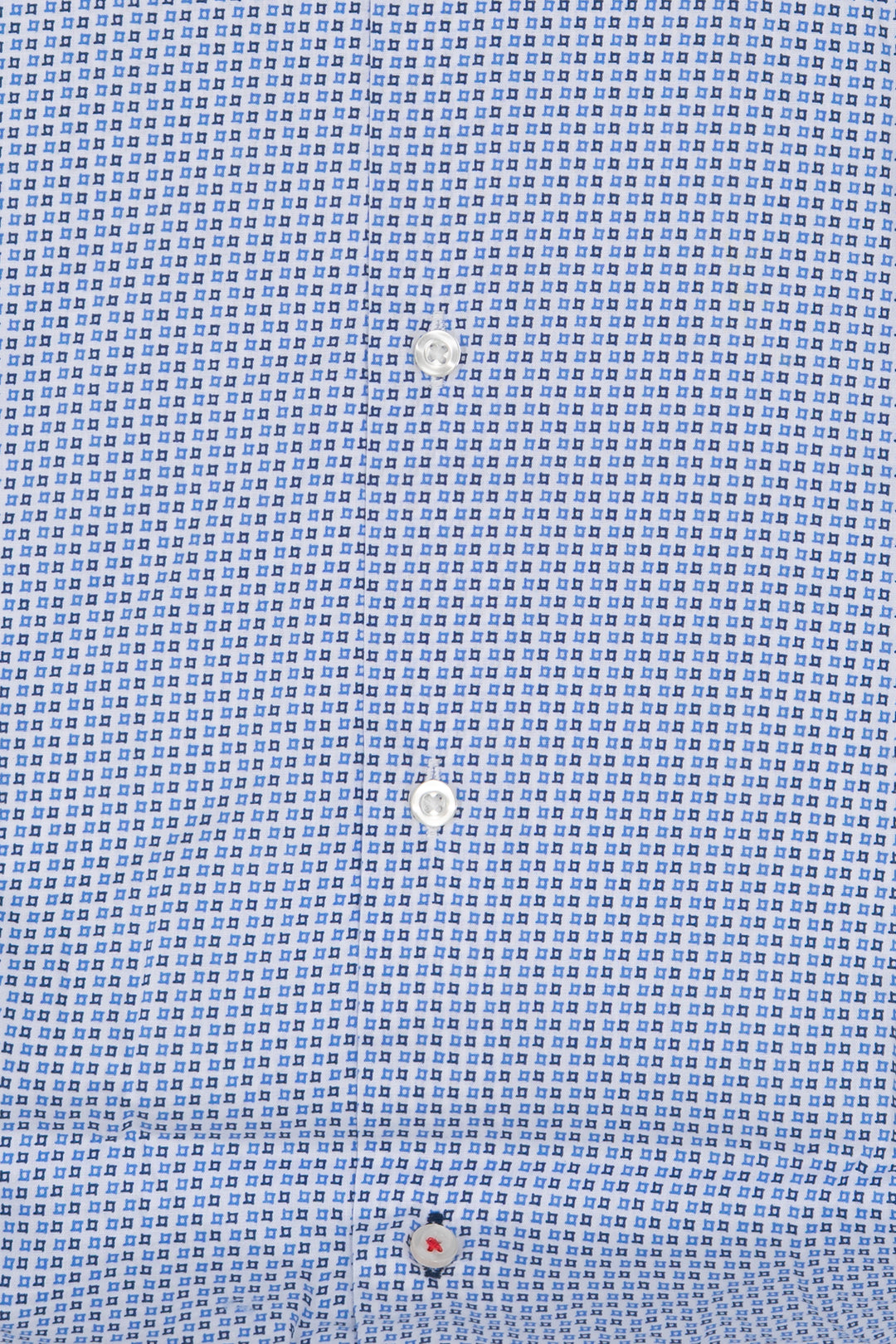 Camicia uomo Coveri Collection in cotone fantasia con logo ricamato sul petto e vestibilità slim fit