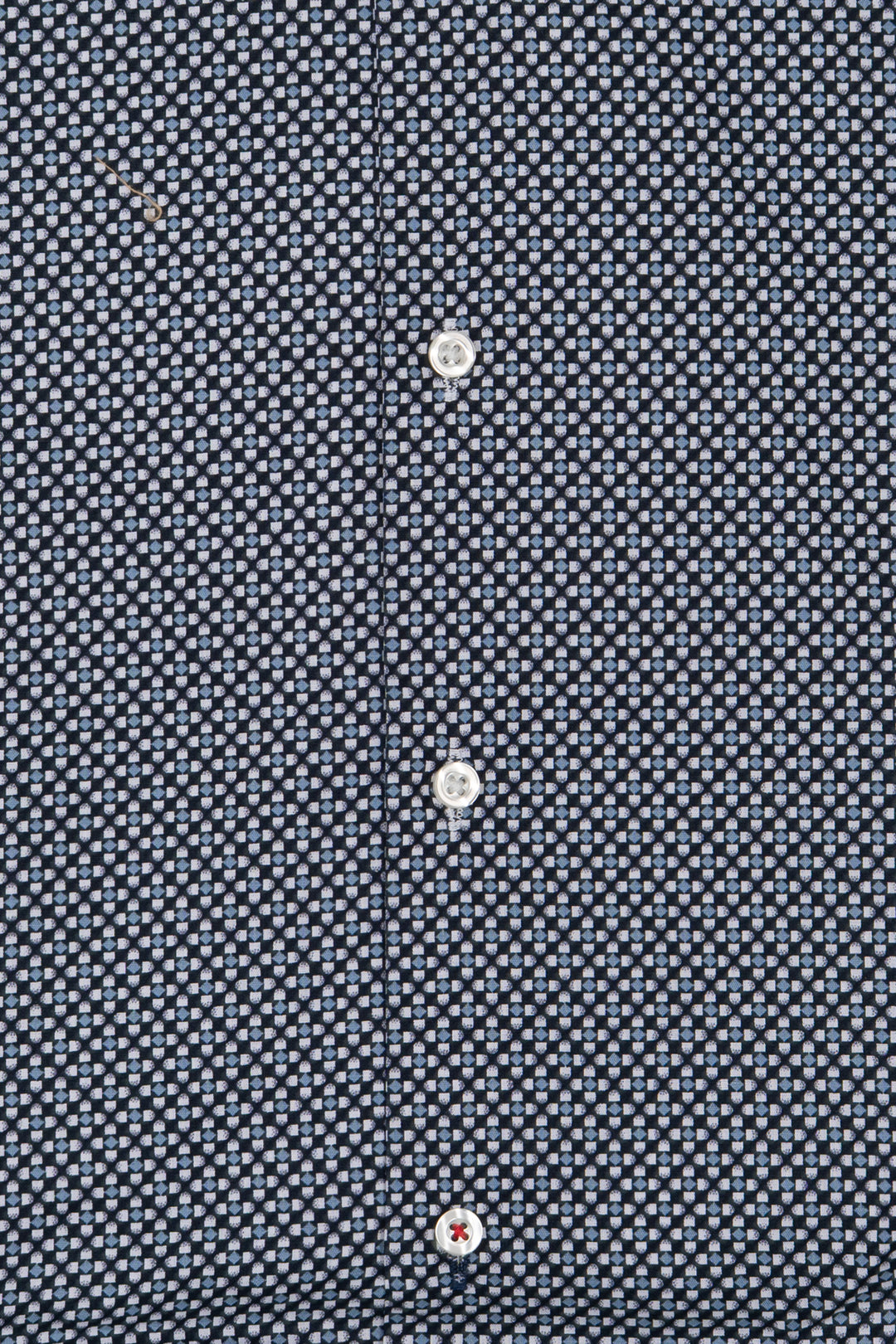 Camicia uomo Coveri Collection in cotone fantasia con logo ricamato sul petto e vestibilità slim fit