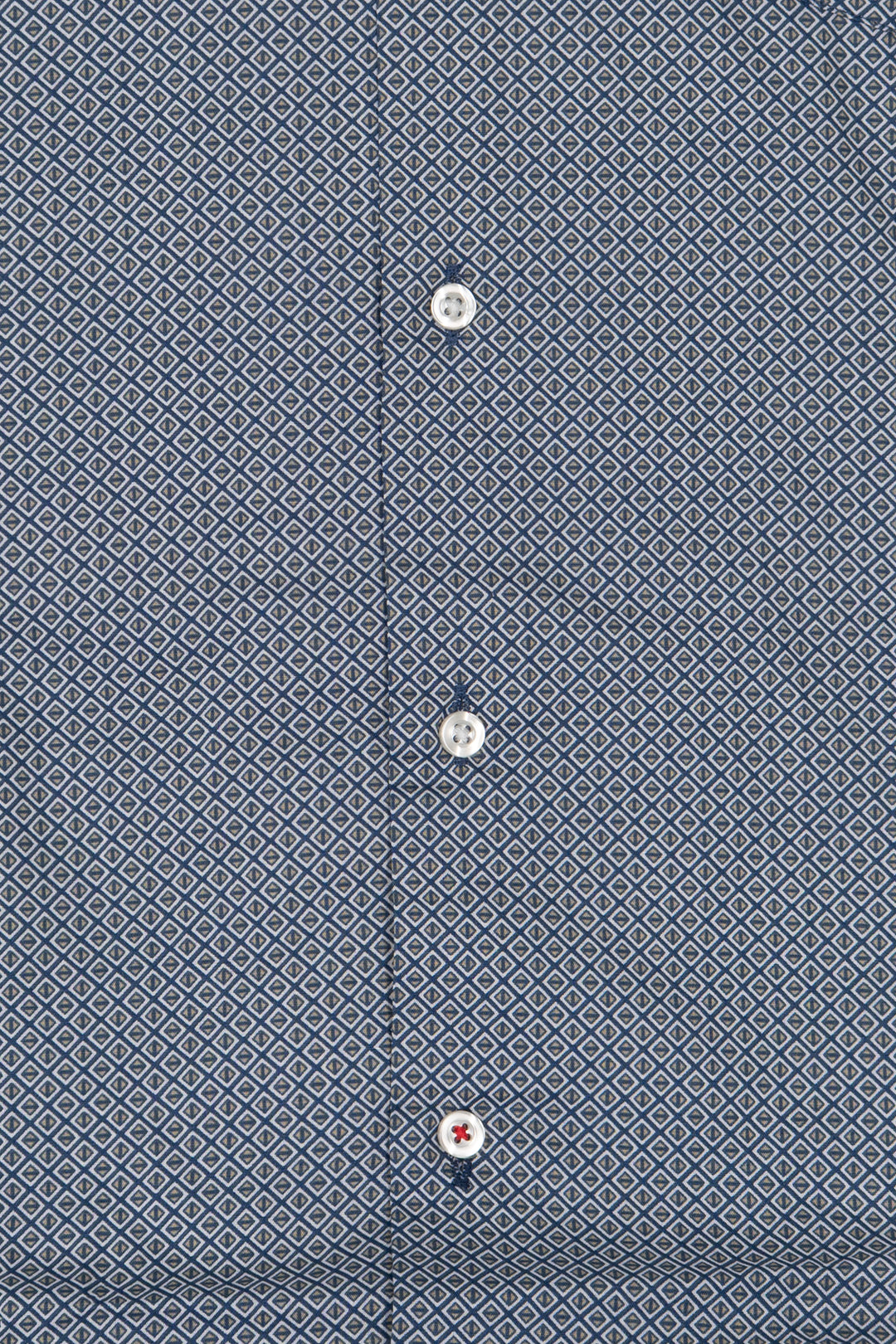 Camicia uomo Coveri Collection in cotone fantasia con logo ricamato sul petto e vestibilità slim fit