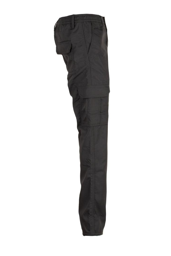 Pantalone modello cargo con interno foderato pile