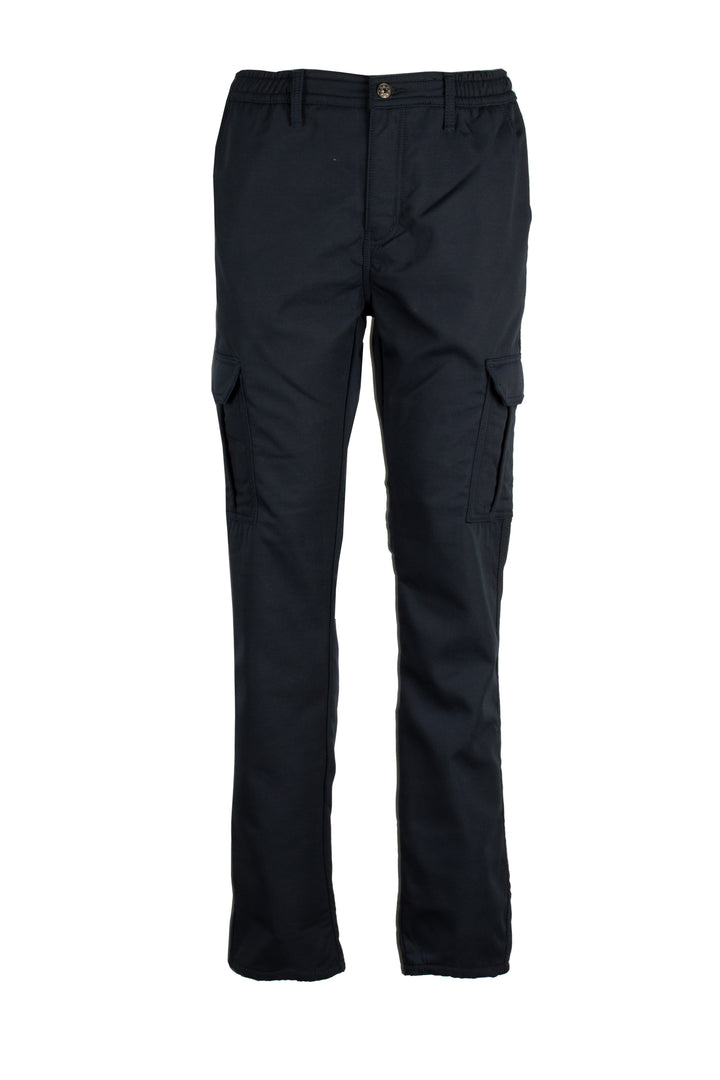 Pantalone modello cargo con interno foderato pile