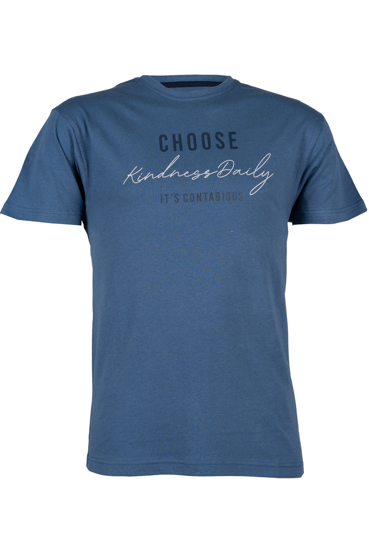 T-shirt girocollo uomo Coveri Collection tinta unita con stampa grande sul petto e parasudore in contrasto in puro cotone jersey