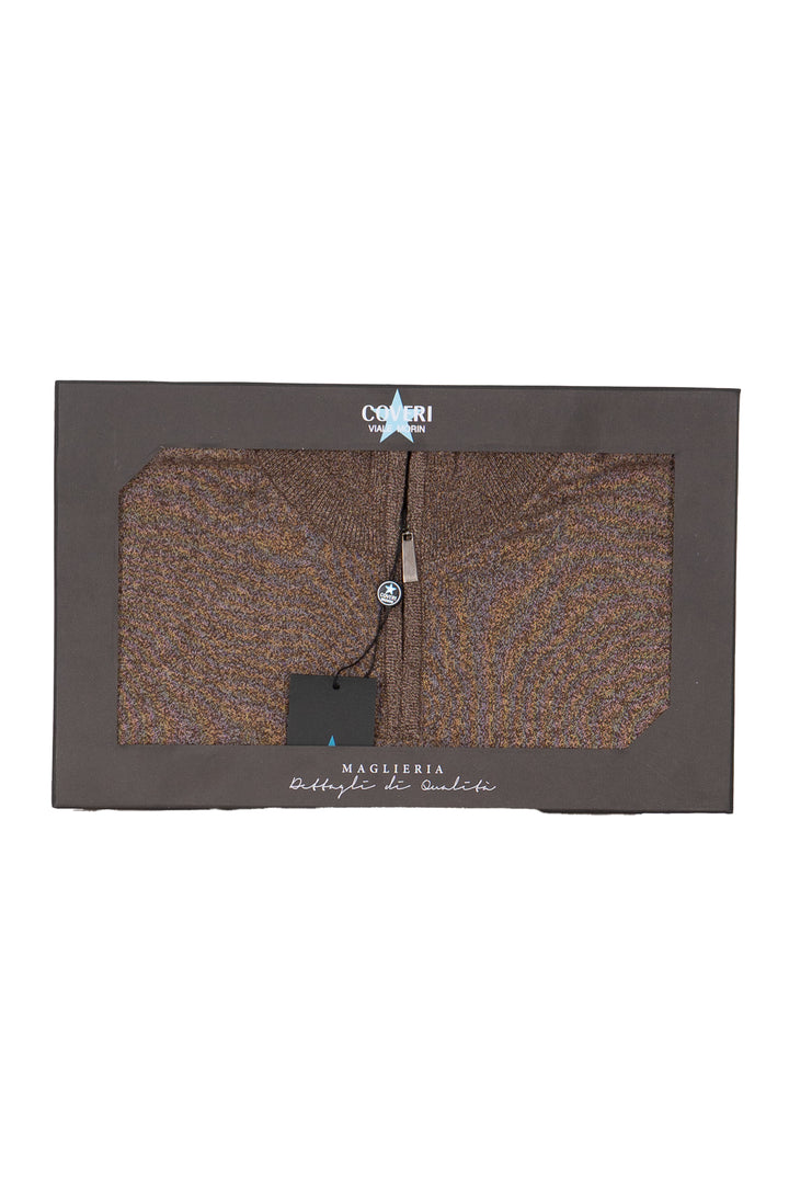 Pullover uomo mezza zip in scatola regalo