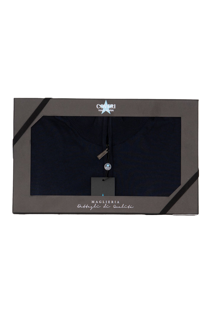 Pullover uomo mezza zip in scatola regalo