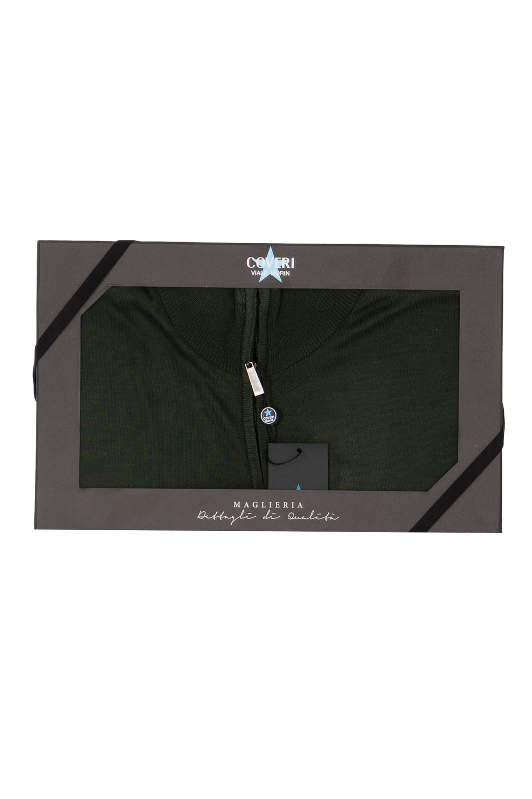 Pullover uomo mezza zip in scatola regalo