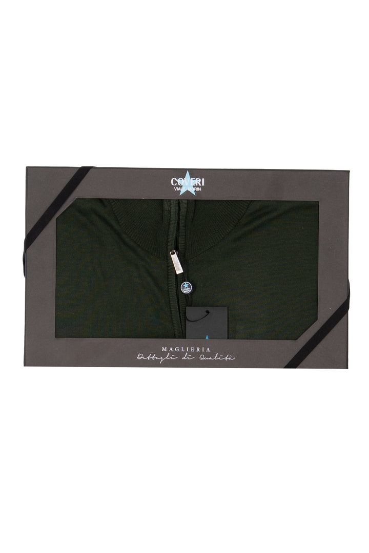 Pullover uomo mezza zip in scatola regalo