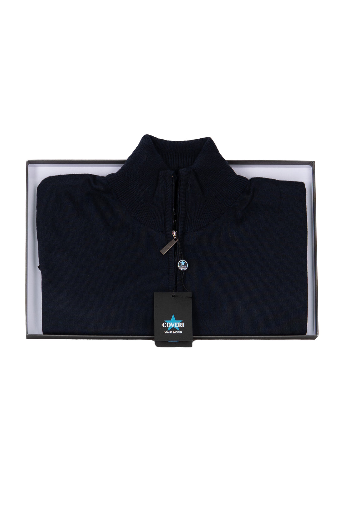 Pullover uomo mezza zip in scatola regalo