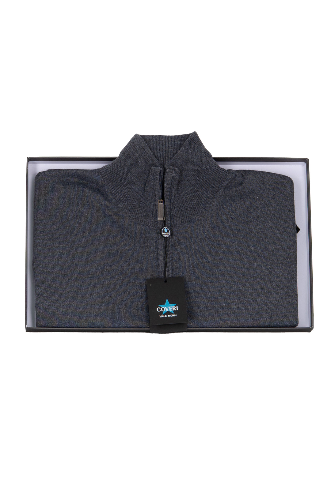 Pullover uomo mezza zip in scatola regalo