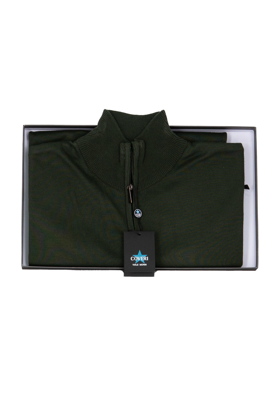 Pullover uomo mezza zip in scatola regalo